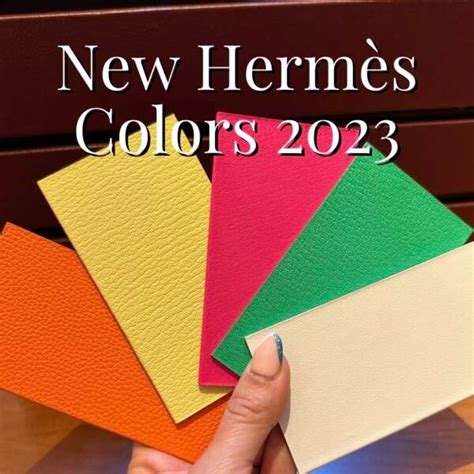 hermes color palette 2023|hermes colors for sale.